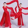 古典舞演出服女盛世宴歌舞蹈服中国风水袖汉唐服装大摆裙成人飘逸