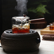 耐热玻璃茶壶侧把高温煮茶器泡桔普洱花黑茶加带过滤小号功夫茶具