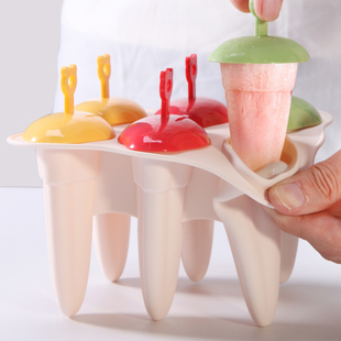 雪糕冰淇淋模具自制冰棒模做雪糕，的磨具模型家用硅胶冻冰棍制作盒