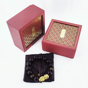中式复古传承古法黄金，手镯盒子高档珠宝项链，翡翠玉器手串包装