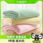 婴儿浴巾新生儿宝宝洗澡比纯棉纱布，吸水超柔软儿童，大毛巾秋冬季厚