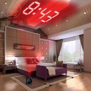 电子时钟投影多功能家用卧室床头柜儿童夜光灯创意智能语音报时钟