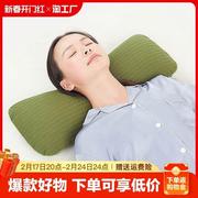 颈椎枕头荞麦壳睡觉圆柱形糖果睡眠成人支撑硬枕充气颈部侧睡大人