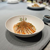 中式创意纯色白色陶瓷餐具中餐餐厅圆形深盘炒菜盘融合菜热菜盘子