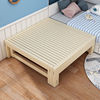 实木沙发床推拉两用榻榻米多功能简约伸缩床小户型抽拉床拼接床