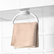 asvel免打孔吸盘毛巾架墙壁挂架晾收纳卫生间厨房浴室抹布置物架