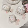 可爱小狗兔子猫咪适用airpodspro2苹果无线蓝牙耳，机套airpods12代同款挂饰pro3代防摔保护套透明女蛋糕