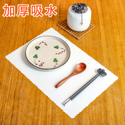 日式一次性餐垫纸家用餐桌垫纸防油防水和风垫餐纸，加厚日料店纸垫