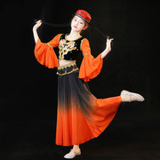 新疆舞蹈演出服儿童六一新疆舞服饰少数民族服装女童维吾族舞蹈服