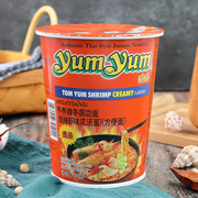 泰国进口 yumyum养养牌冬荫功面 酸辣虾味浓汤杯面方便面速食70g