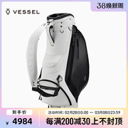VESSEL2022高尔夫球包男士轻便标准职业球袋皮革高尔夫球杆包
