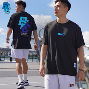 breakice球队系列渐变色篮球，短袖投篮服美式运动t恤训练健身衣男