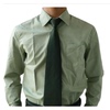免烫长袖休闲浅绿色内衬衣 男女式长袖浅绿色内衬衣衬衫速干修身