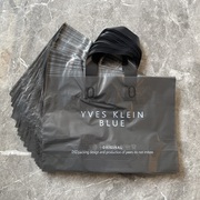 半透明黑色塑料手提包装服装，购物袋子童装衣服，鞋盒袋定制logo