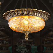澳米欧式吸顶灯客厅卧室餐厅，全铜吸顶灯美式全铜吸顶灯