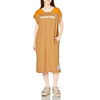 日本milkfed只有一件棕橘色，v领短袖，卫衣长裙夏季家居裙美式风