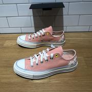 Converse匡威1970S女子清新小雏菊印花低帮休闲透气帆布鞋A09107C