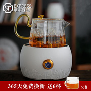 电陶炉煮茶器蒸汽煮茶器玻璃煮茶壶黑茶普洱茶小型煮茶壶烧茶炉