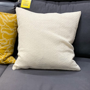 IKEA宜家赫塞 垫套靠垫套客厅沙发抱枕套50x50cm方形纯棉舒适