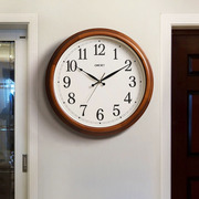 家用挂钟客厅2023钟表新中式大气创意时钟挂墙免打孔石英钟表