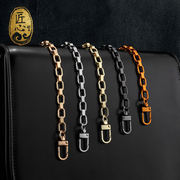 适用于L家包包链条金属包链子配件不褪色信封包铜链斜挎单肩包带