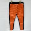 女士时尚洋气保暖修身羽绒裤小众冬季个性长裤橘红W0002