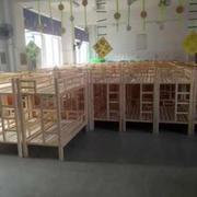 幼儿园实木床儿童双层床，午托上下铺午睡樟子松，木床加厚高低床