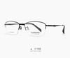 纯钛半框眼镜架男款近视超轻商务正式眼镜框可配有度数38515