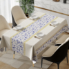 新中式桌布免洗防油防水防烫PVC长方形氛围感客厅家用茶几垫布艺