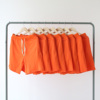 夏季薄款纯棉毛圈布抽绳橘色橙色，橘色卫裤短裤男女，运动bf风宽松