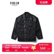 5cm/FIVECM男装机车夹克冬季有型拼接棉服外套7136W1H