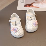 婴儿凉鞋夏季女宝宝鞋子软底0一1-3岁公主鞋小童学步鞋防滑2