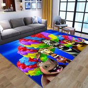 客厅茶机卡通动漫，简约地毯几何图案3d印花地毯，地垫儿童爬行毯
