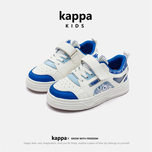 Kappa背靠背童鞋儿童板鞋2024春季男运动鞋子透气女童休闲鞋