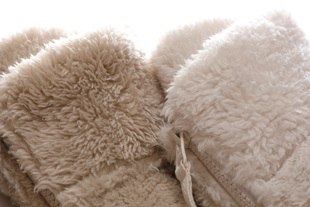 外贸秋冬羊羔绒外套，女户外加厚保暖双面绒，立领拉链摇粒绒卫衣