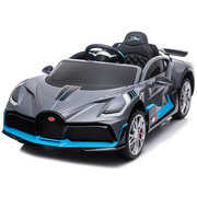 高档布加迪儿童电动汽车四轮遥控宝宝玩具车可坐人超大号男女小孩