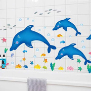 墙贴卡通可爱儿童房量身高卡通墙贴儿童可移除海底浴室宿舍装饰贴