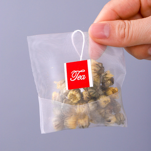 食品级反折一次性茶包过滤袋，空茶叶包装自封泡茶袋尼龙diy茶包袋
