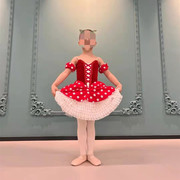 儿童芭蕾舞裙樱桃萝卜，演出服小天鹅舞蹈服纱裙，女童天鹅湖舞台服装