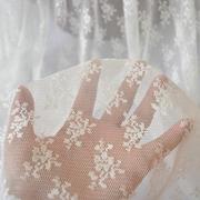 绣花棉布蕾丝布料薄纱，雪纺衣料婚纱镂空内衬，辅料柔软裙摆白纱桌布