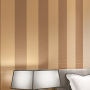 定制地中海现代横竖条纹无纺布，墙纸温馨卧室客厅，背景立体植绒壁