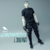 16兵人crowdhtoys潮流，服饰套装上衣裤子