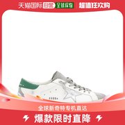香港直邮潮奢 GOLDEN GOOSE 男士SUPER 白色皮质星星运动鞋