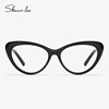 shawnlee猫眼眼镜眼睛镜框，欧美女时尚装饰近视镜板材黑框可配度数