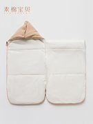 素棉宝贝婴儿秋冬棉抱被初生儿用品男女宝宝襁褓抱毯新生儿包被