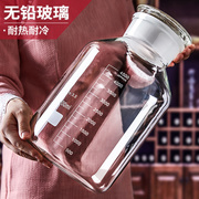 泡酒玻璃瓶加厚10斤20斤30斤家用密封杨梅青梅，酒罐泡酒瓶专用酒坛