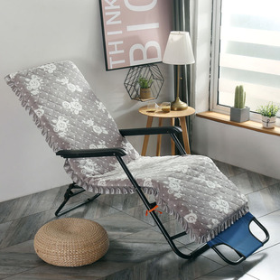 加厚秋冬季毛绒躺椅垫子折叠椅红木沙发垫坐垫通用四季可拆洗