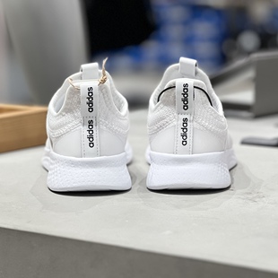 adidas阿迪达斯春季网面健步老人，鞋轻便免系带运动鞋fx7325