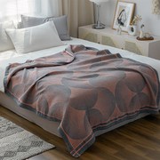 纱布毛巾被四层纯棉毯子双人盖毯午睡毯办公室空调被夏季薄毯
