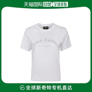 香港直邮Juicy Couture 女士Juicy and Polos 高级定制T恤白色T恤